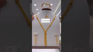 Lightweight Gold Necklace set #shorts #shortvideo #trending #goldnecklace #vlog