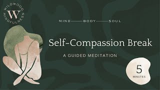 5 Minute Self-Compassion Break |Guided Meditation for Increased Self-Love and Self-Compassion|