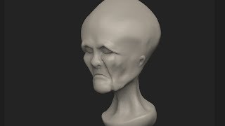 Zbrush Sculpt Alien Head