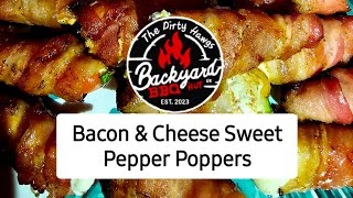 Bacon & Cheese Sweet Pepper Poppers 🔥