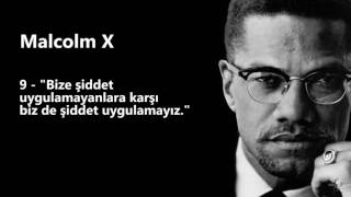 Malcolm X   Tarihe Damga Vuran 20 Sözü