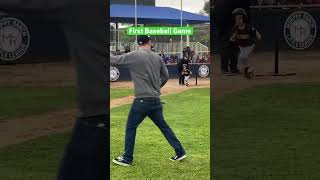 My Son’s First Tee Ball Game, and First Time at Bat - Little League Baseball