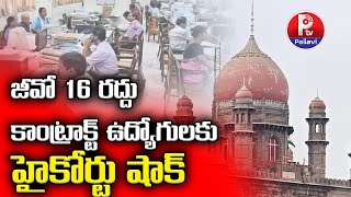 జీవో 16 రద్దు..కాంట్రాక్ట్ ఉద్యోగులకు హైకోర్టు షాక్| High Court Big Shoch To Contract Employees|P TV