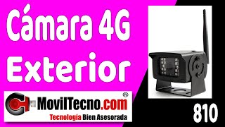 CÁMARA de vigilancia EXTERIOR 4G ☀️ Sin INTERNET | MovilTecno 810