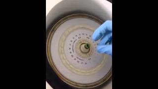 Funcionamiento de una Microcentrifuga