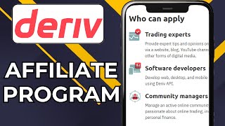 HOW TO SIGN UP FOR DERIV AFFILIATE PROGRAM (2024)