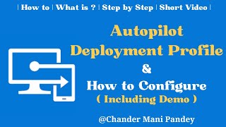 Intune Windows Autopilot Deployment | Windows autopilot in Microsoft Intune