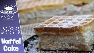 Die schnellste No bake Waffel Cake der Welt – Waffelkuchen in nur 5 Minuten