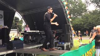 John McNicholl singing Caledonia at The 20th Crawley Irish Festival 30/08/15