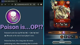 Warhammer Combat Cards Balance Pass: Poison, Regeneration and Berserk Improved!
