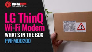 Unboxing the LG Wi-Fi Modem PWFMDD200 ThinQ for Heat Pumps