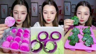 ASMR ICE EATING - MUKBANG ICE EATING CRUNCHY SOUNDS