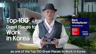 Atomy Awarded As KOREA TOP 100 Great Places To Work  2020 (ENG)