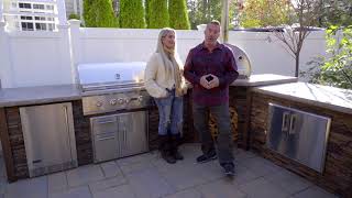 Coyote Outdoor Kitchen reveal with Skip and Alison Bedell