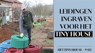 S2A2. Leidingen ingraven en aanvragen bouwvergunning | Wij bouwen zelf ons tiny house in Frankrijk