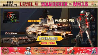 UPGRADING WONDERER - M416 | LEVEL 4 WONDERER - M416 | PUBG MOBILE LITE