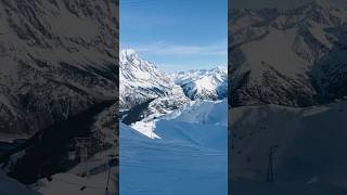 Сноуборд в Италии. Курмайор 2024 #snowboard #courmayeur #montblanc #shortsviral #горы #курорт