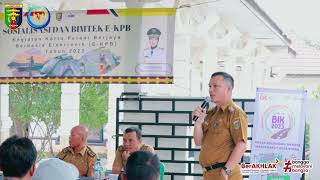 Sosialisasi dan Bimtek e KPB di Simpang Pematang, Mesuji