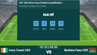 IVORY COAST VS BURKINA FASO LIVE | 2024 U20 CAF AFRICA CUP OF NATIONS | BURKINA FASO VS IVORY COAST