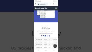 free proxy list II how to add proxy list code