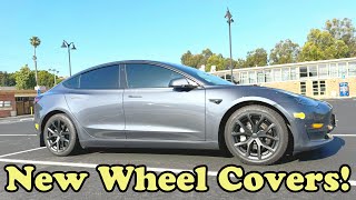 NEW EV Base Wheel Covers for my Model 3 - Check out this style!!