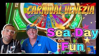 CARNIVAL VENEZIA, CASINO, TERRAZA TOUR, BARS, DRINKS, FOOD, and ENTERTAINMENT #carnivalcruises