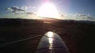 Dynam P-51 FPV on a windy day