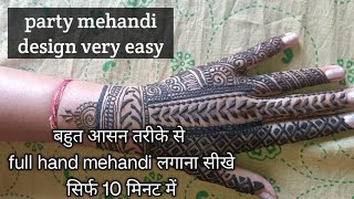 mehandi design/mehandi tutorial/full hand mehandi design/mehandi art/mehandi tutorial/mehandi addict