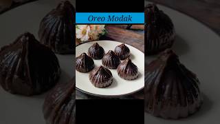 Oreo Modak | बिना गैस जलाए सिर्फ 5 मिनट में ओरियो मोदक  | Chocolate Modak | Biscuit Modak #modak