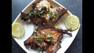 Pomfret Fish fry | Masala Fomfret Fry | How To Make Pomfret Fry Recipe | Fish Fry Recipe