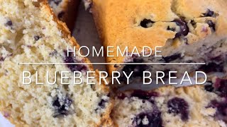 "Moist Blueberry Bread Recipe – Simple, Flavorful, and Perfect for Breakfast or Snacks!"