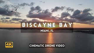 Biscayne Bay Miami 🌅 [Short 4k Miami Cinematic Drone Video] #BiscayneBay #MiamiDroneVideo