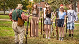 Revolutionary War re-enactors bring history to life on Saint Michael’s campus