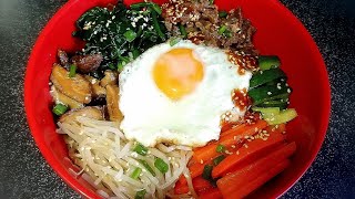 Bibimbap |  My easy Korean beef rice bowl recipe