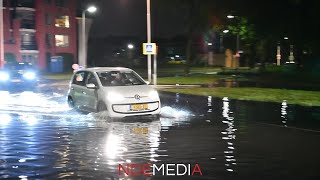 Wederom wateroverlast na hevige regenval in Zuid-Holland-Zuid - 26/6/2020