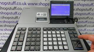 How To Enable The Post Receipt Function On The Casio SRS500 / PCRT540 / SRS820 Cash Registers