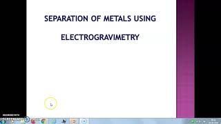 separation of metals