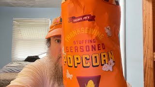 TRADER JOES THANKSGIVING STUFFING SEASONED POPCORN