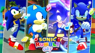 The Sonic Rumble OST in different Sonic Games