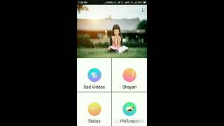 Videos status, wallpaper, shayeri all in one  application for WhatsApp