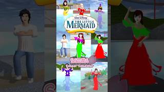 The little mermaid versi sakura school simulator😍😍 #sakuraschoolsimulator #thelittlemermaid #sss