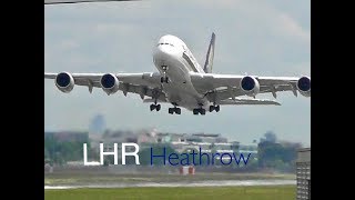 *Takeoffs Compilation* RW27R London Heathrow Airport, Incl.  NEGUS, BOAC 747s,...more