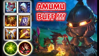 AMUMU BUFF PATCH 3.0A NEW UPDATE | AMUMU BEST BUILD JUNGLE | AMUMU FULL TANK BUILD WILD RIFT