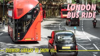 London Bus Ride Route 40 From Dulwich Library to Snow Hill