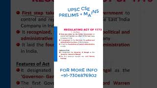 Regulating act of 1773. Indian polity Malayalam #civilservicemalayalam #upsc #indianpolity #ias