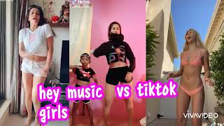 hey music vs beautifully tiktok girls