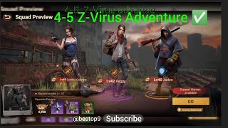 Doomsday Last survivors Z-Virus Adventure 4-5 How to complete 1-1 to 8-10 coming my chanel