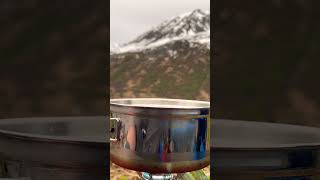 Jetboil on the Mountains in Alaska. #alaska #jetboil #camping #mountains