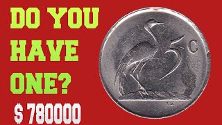 TOP Ultra rare most valuable South Africa 5 cent 1968 worth a million dollars could make you Rich 🤑