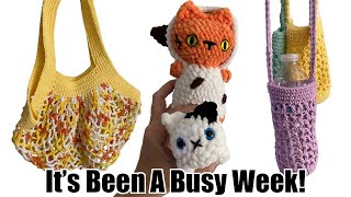 Let's Talk About Markets, Crochet Plushies Included In This Weeks Makes! crochet vlog